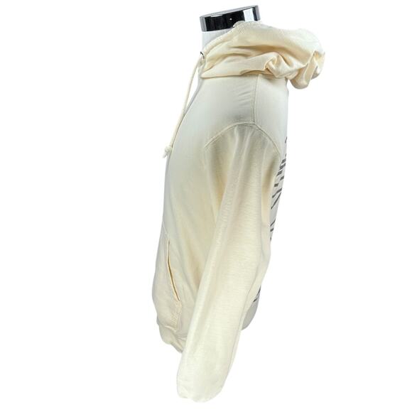 Taylor Swift The Eras Tour Hoodie Adults Small Cream Ivory Fleece Lined Pullover - Picture 2 of 9